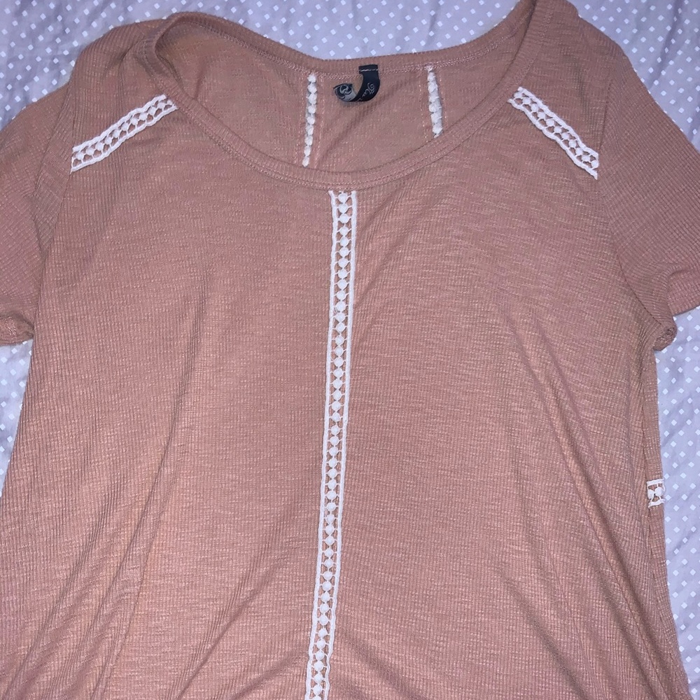 Pink Detailed Top